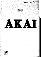 Akai GXC-40-D-Service-Manual